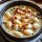 Bacon Cheddar Gnocchi Soup – A Rich and Creamy Comfort Meal