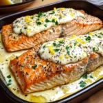 Baked Boursin Salmon – Creamy, Flavorful & Perfectly Baked