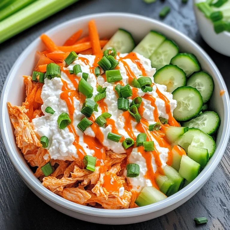 Buffalo Chicken Cottage Cheese Bowl Recipe