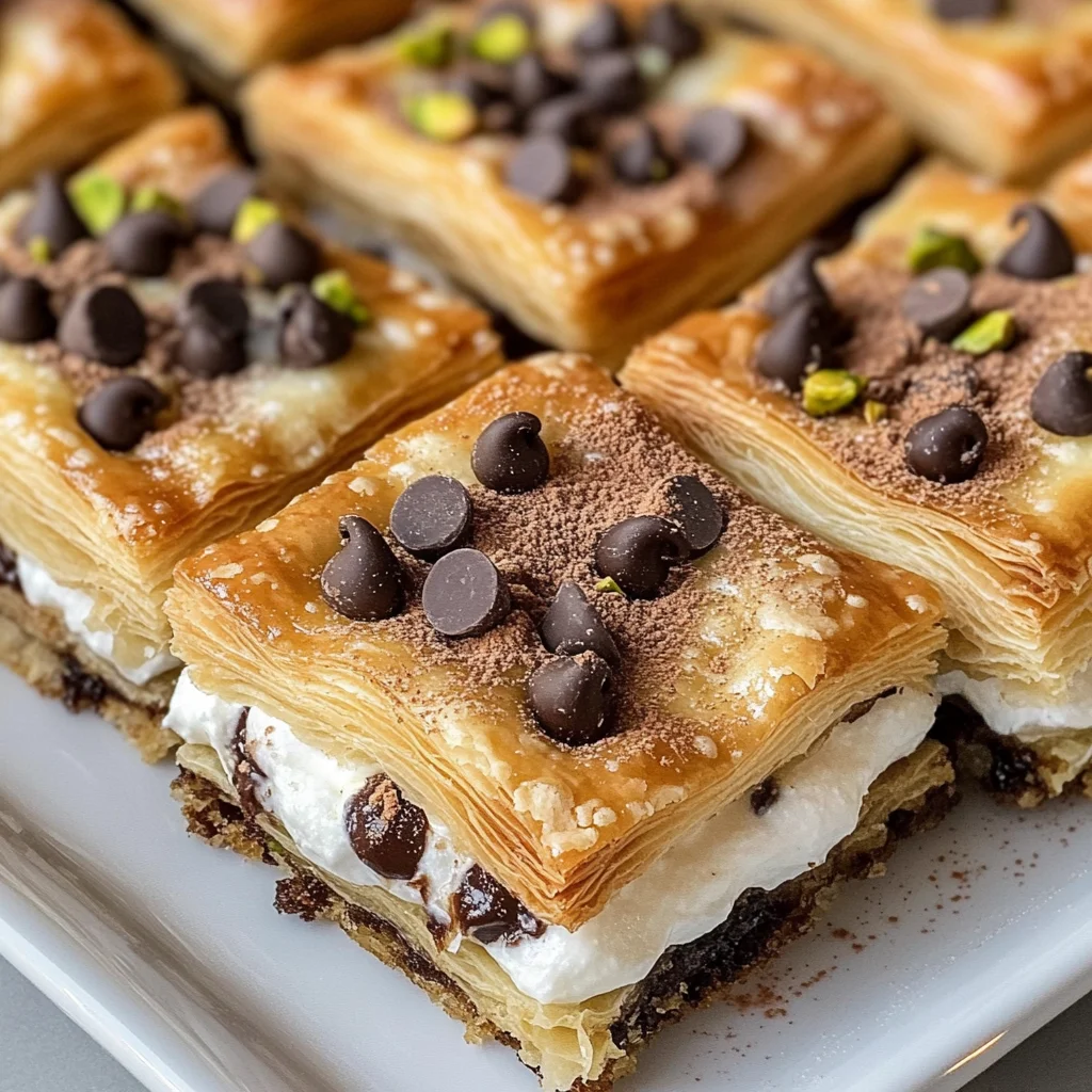 Classic Ricotta Cannoli Squares