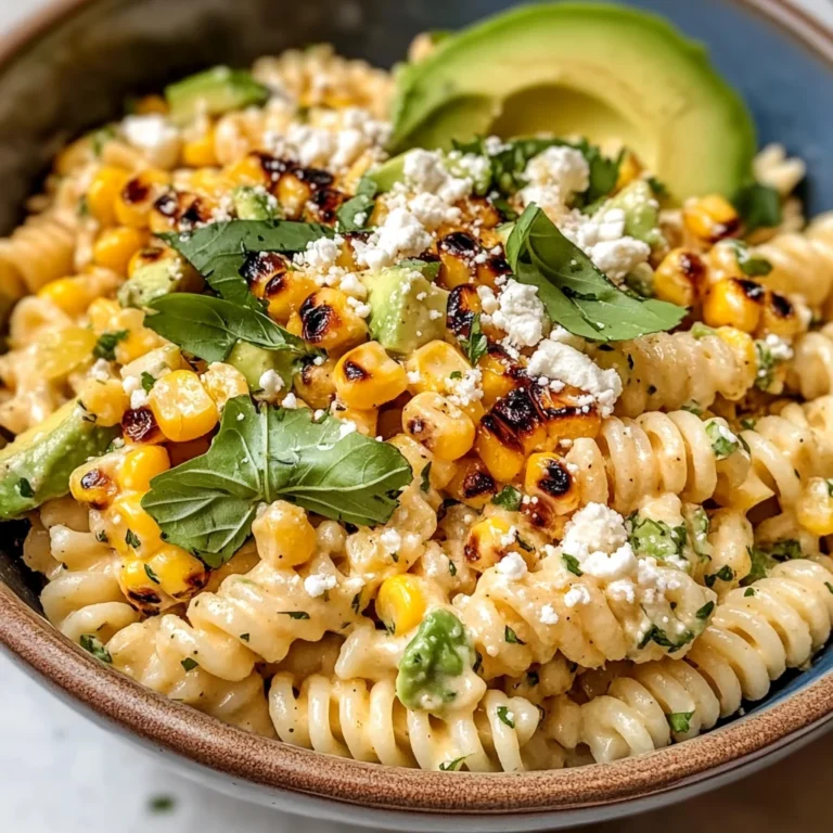 Creamy Street Corn Pasta Salad