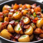 Crispy Bacon Honey Roasted Potatoes
