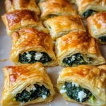 Flaky Spinach Feta Puff Pastry