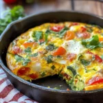 Garden Veggie Frittata: A 150-Calorie Delight