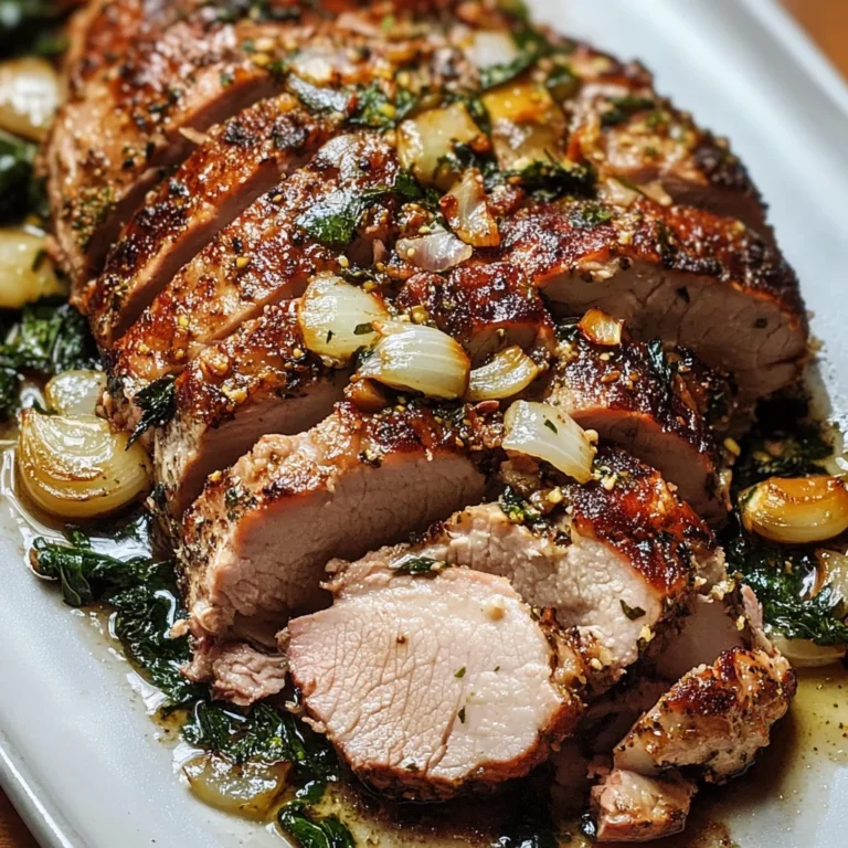 Garlic Herb Roasted Pork Tenderloin
