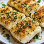 Garlic Parmesan Crusted Halibut: 15-Minute Baked Perfection