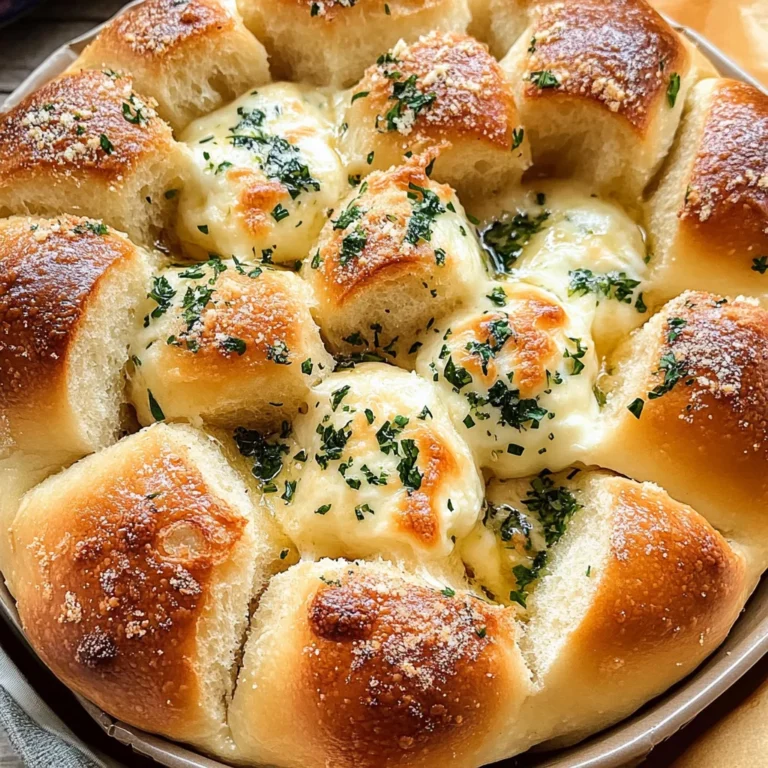 Garlic Parmesan Pull-Apart Bread