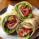 Gourmet BLT Wraps with Secret Sauce