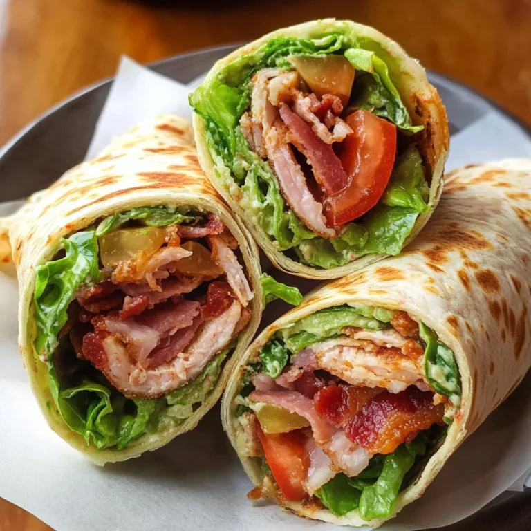 Gourmet BLT Wraps with Secret Sauce