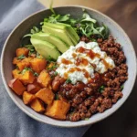 Ground Beef Hot Honey Bowl