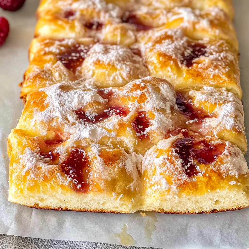 Homemade Jam Donut Focaccia