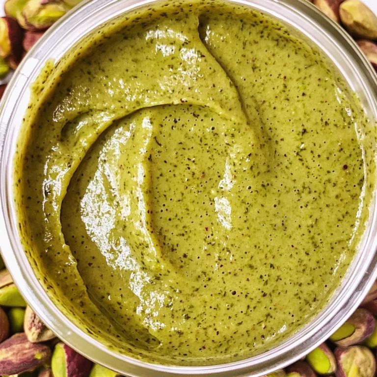 Homemade Pistachio Butter