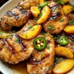 Jalapeño Peach Glazed Chicken Recipe