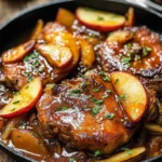 Juicy Apple Butter Pork Chops
