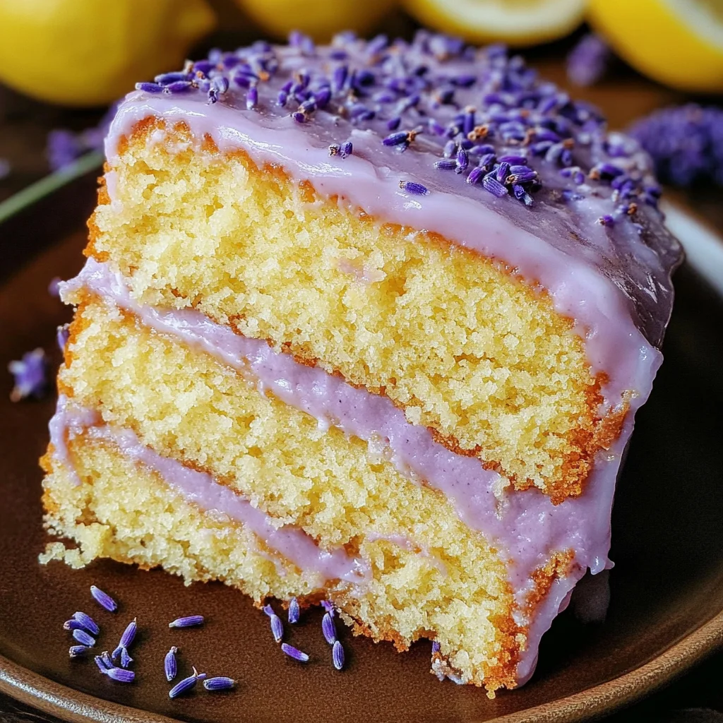 Lemon Lavender Cake Recipe