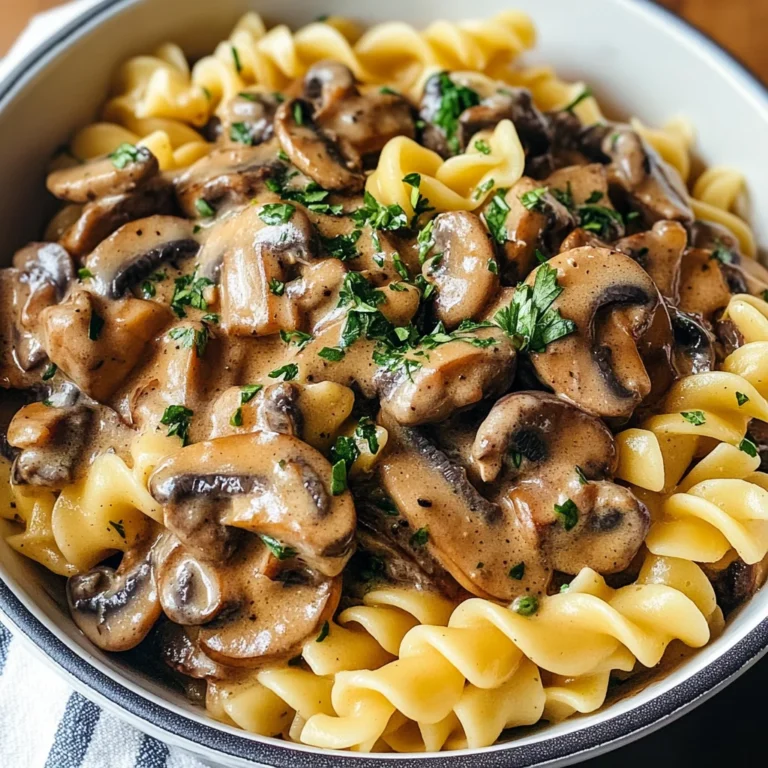 Mushroom Stroganoff