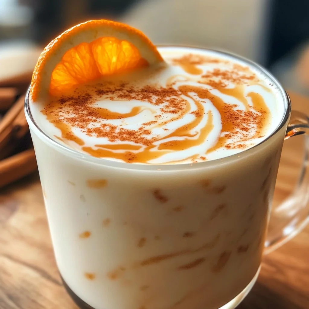 Orange Cinnamon Milk Tea
