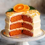 Orange Velvet Cake with Orange Cream Cheese Frosting