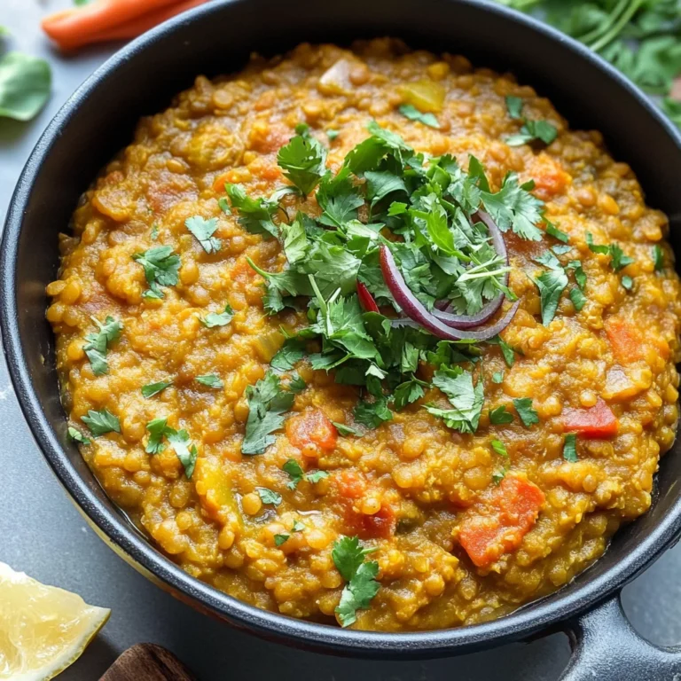 Red Lentil Dahl