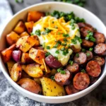 Sausage and Potato Meal Prep Breakfast Bowls
