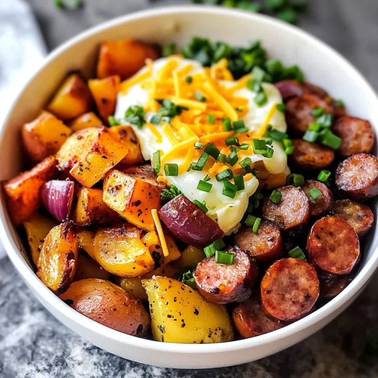Sausage and Potato Meal Prep Breakfast Bowls