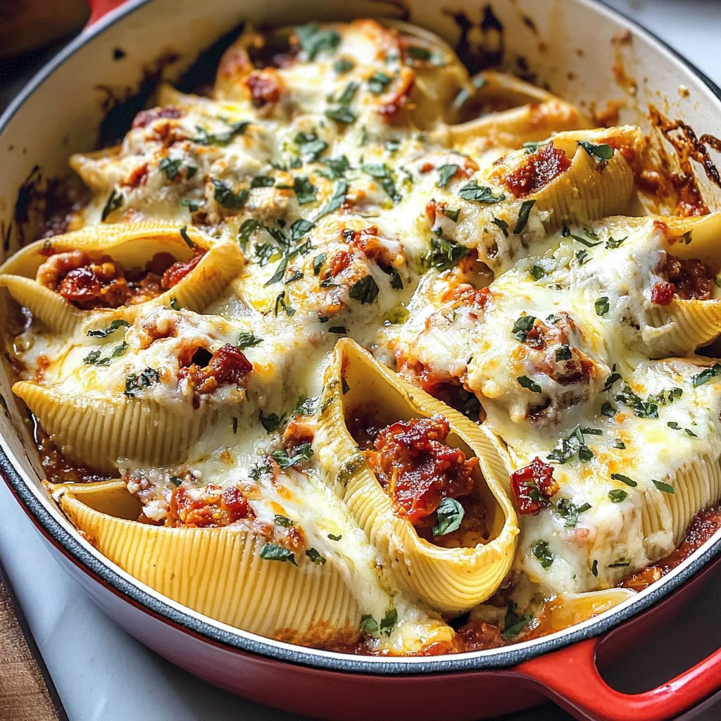 Sun-Dried Tomato and Ricotta Stuffed Shells