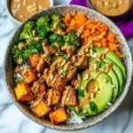 Thai Peanut Sweet Potato Buddha Bowl
