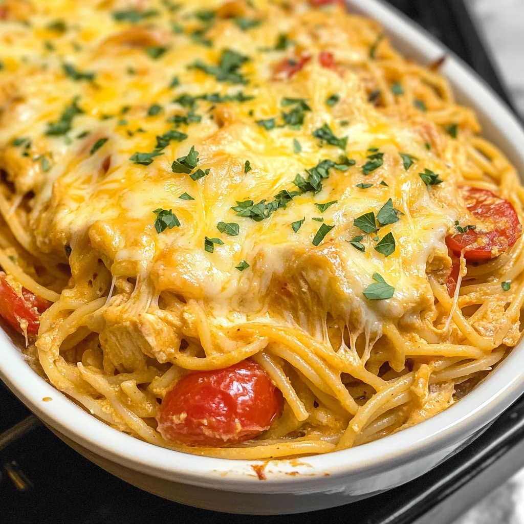 The Best chicken spaghetti recipe with rotel​