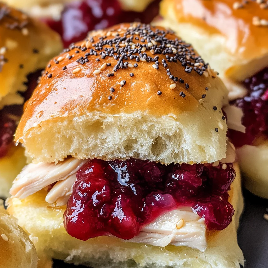 Turkey Cranberry Sliders