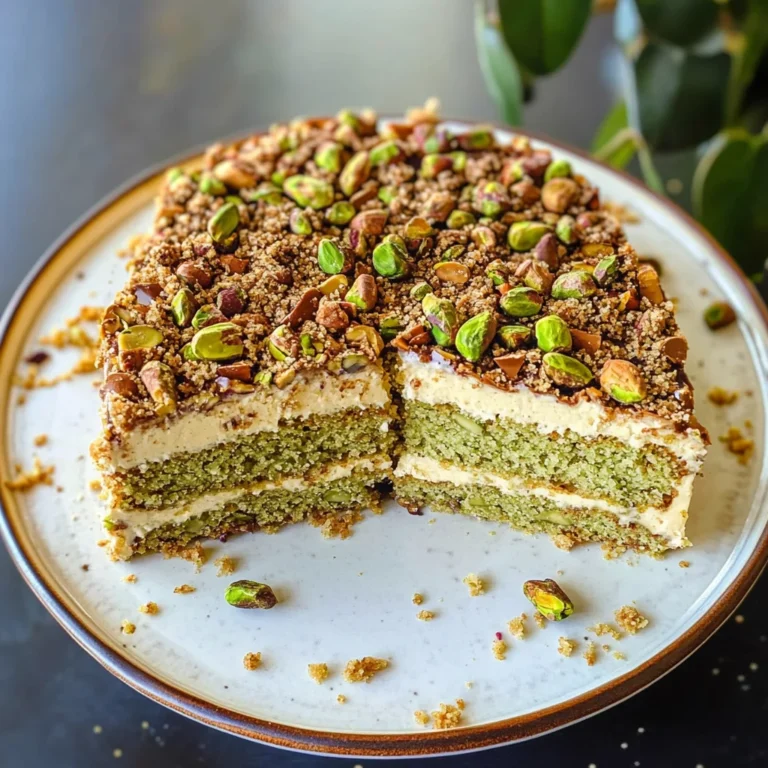 Vegan Pistachio Coffee Cake