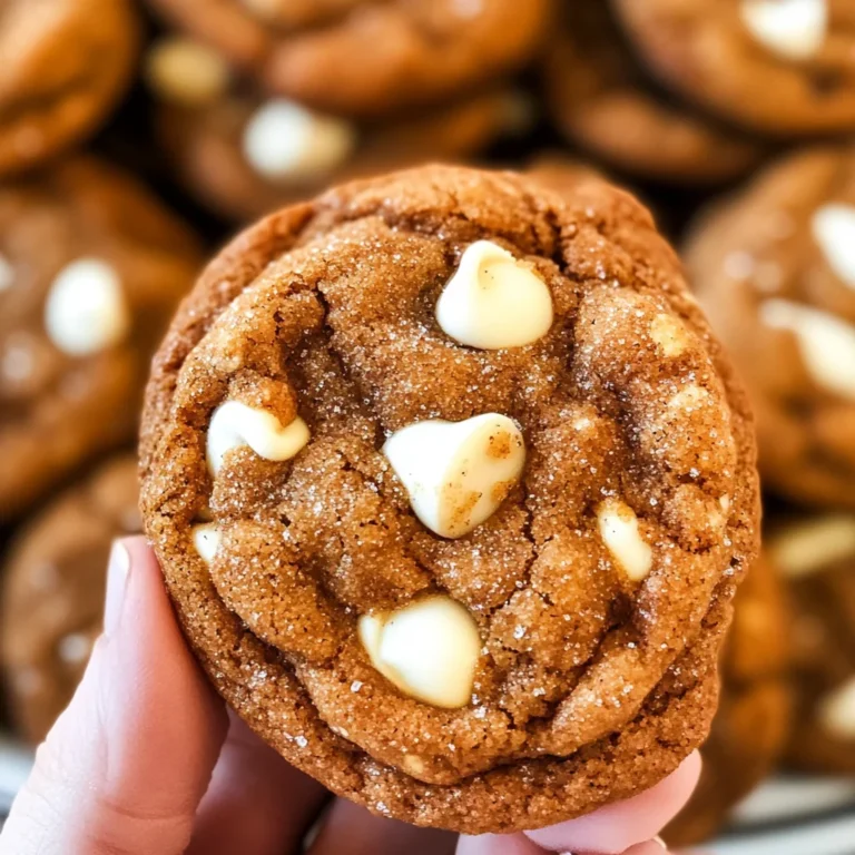 White Chocolate Pumpkin Snickerdoodles