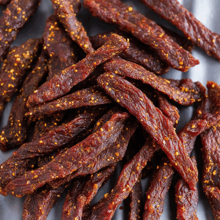 Spicy Honey BBQ Beef Jerky