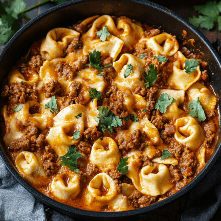 Cheesy Beef Enchiladas Tortellini: A Delicious Twist on Classic Comfort Food