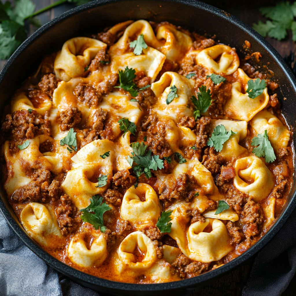 Cheesy Beef Enchiladas Tortellini: A Delicious Twist on Classic Comfort Food