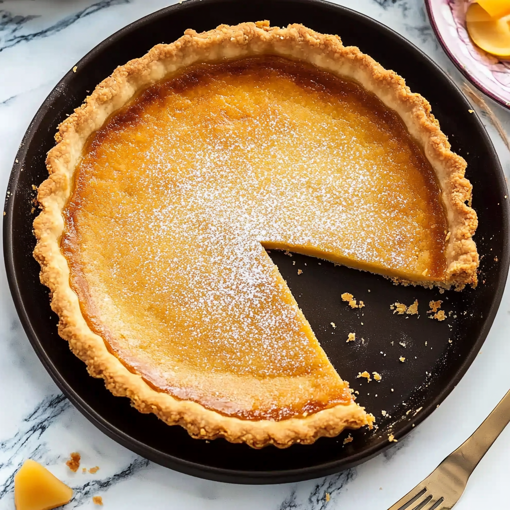 Golden Greek Honey Pie (Melopita)