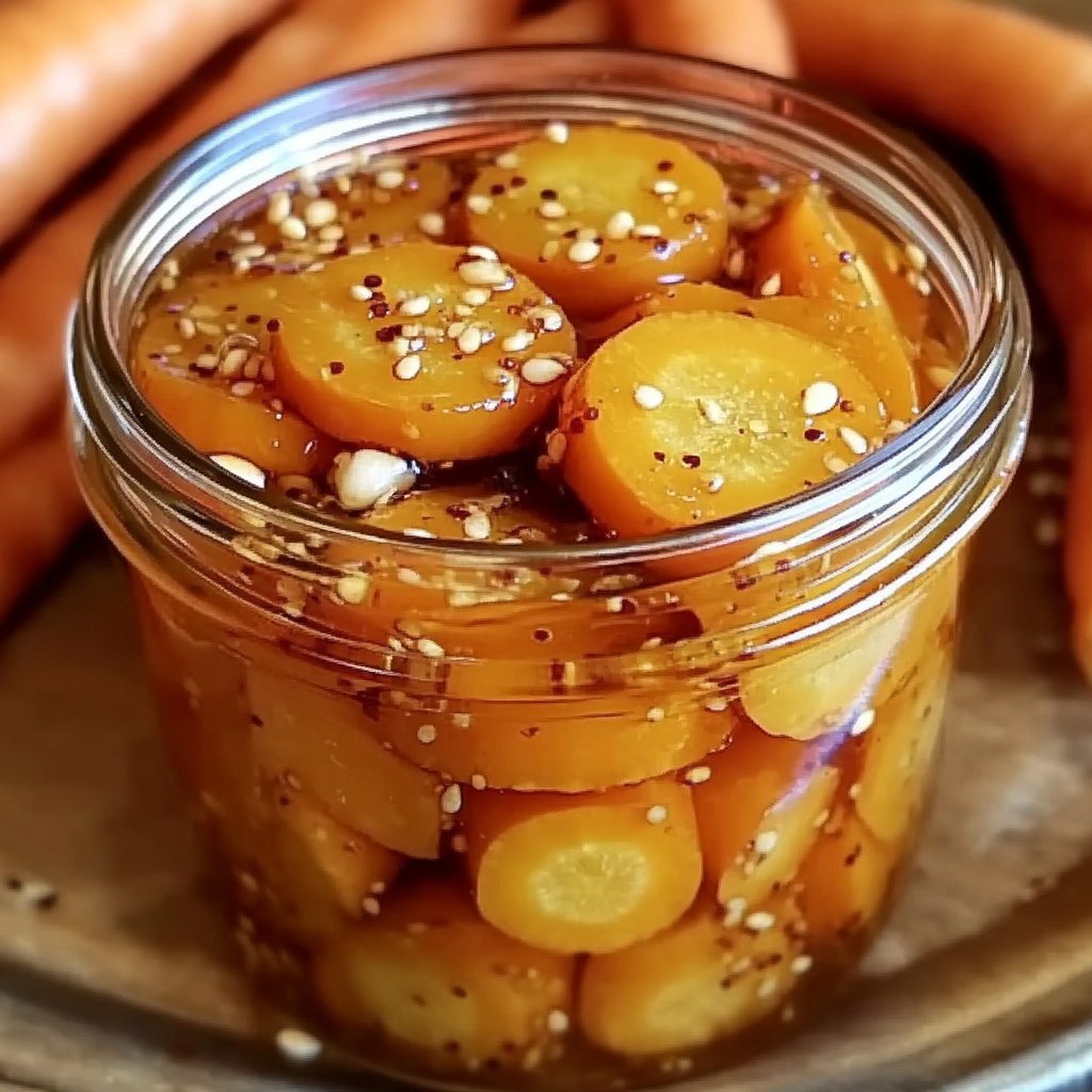 Hot Honey Pickled Carrots: A Sweet and Spicy Delight!