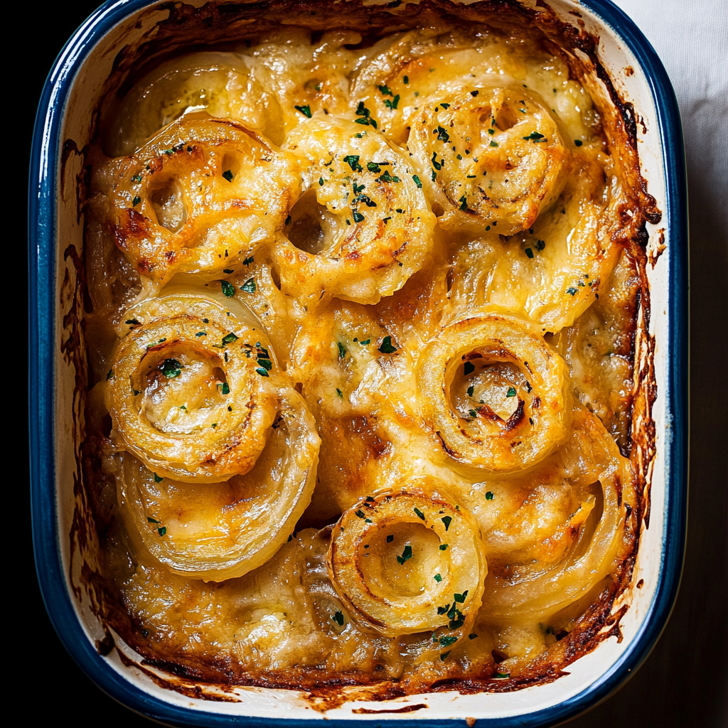 Tennessee Onions – The Cheesy Baked Side Dish Better Than Onion Rings