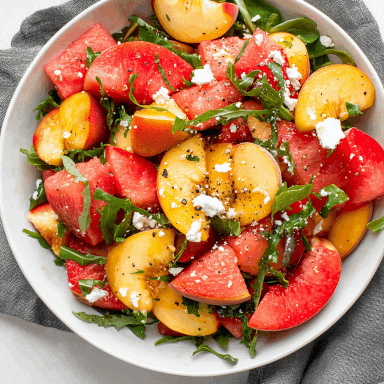The Peach Watermelon Salad That Tastes Like Summer