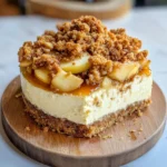 Apple Crumble Cheesecake
