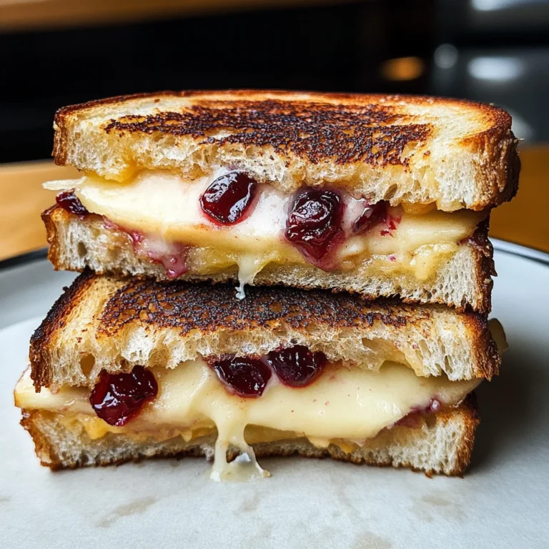 Apple and Cranberry Grilled Cheese