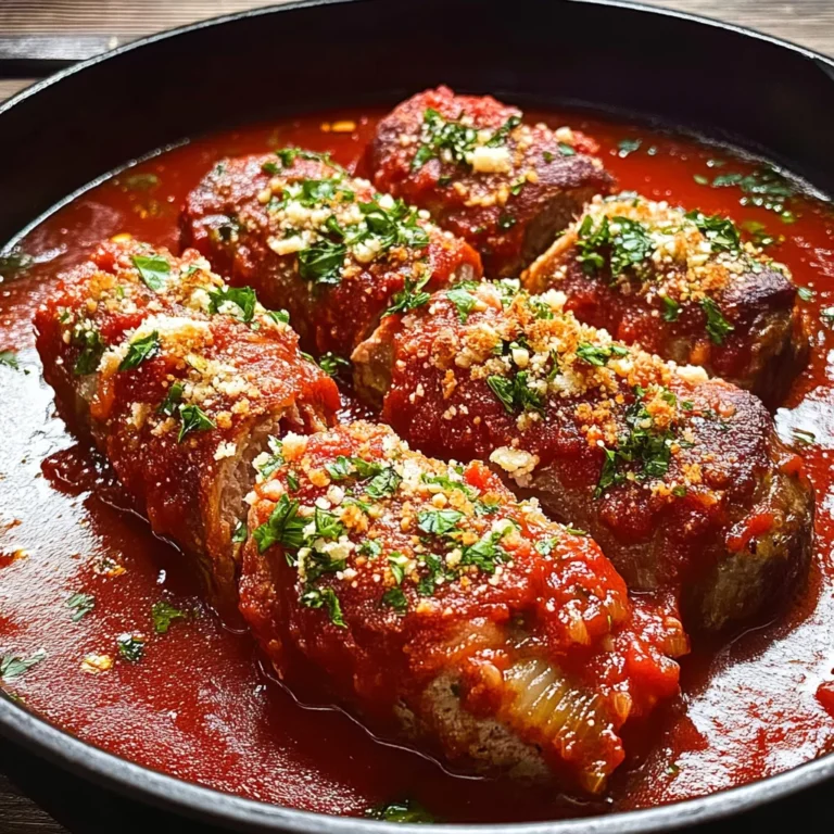 Braciole with Tomato Sauce