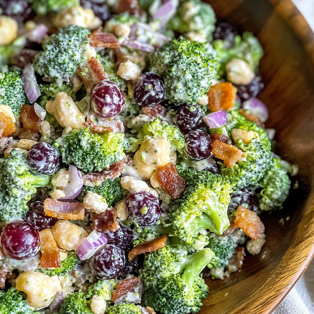 Broccoli Salad With Grapes (Gluten & Dairy-Free)