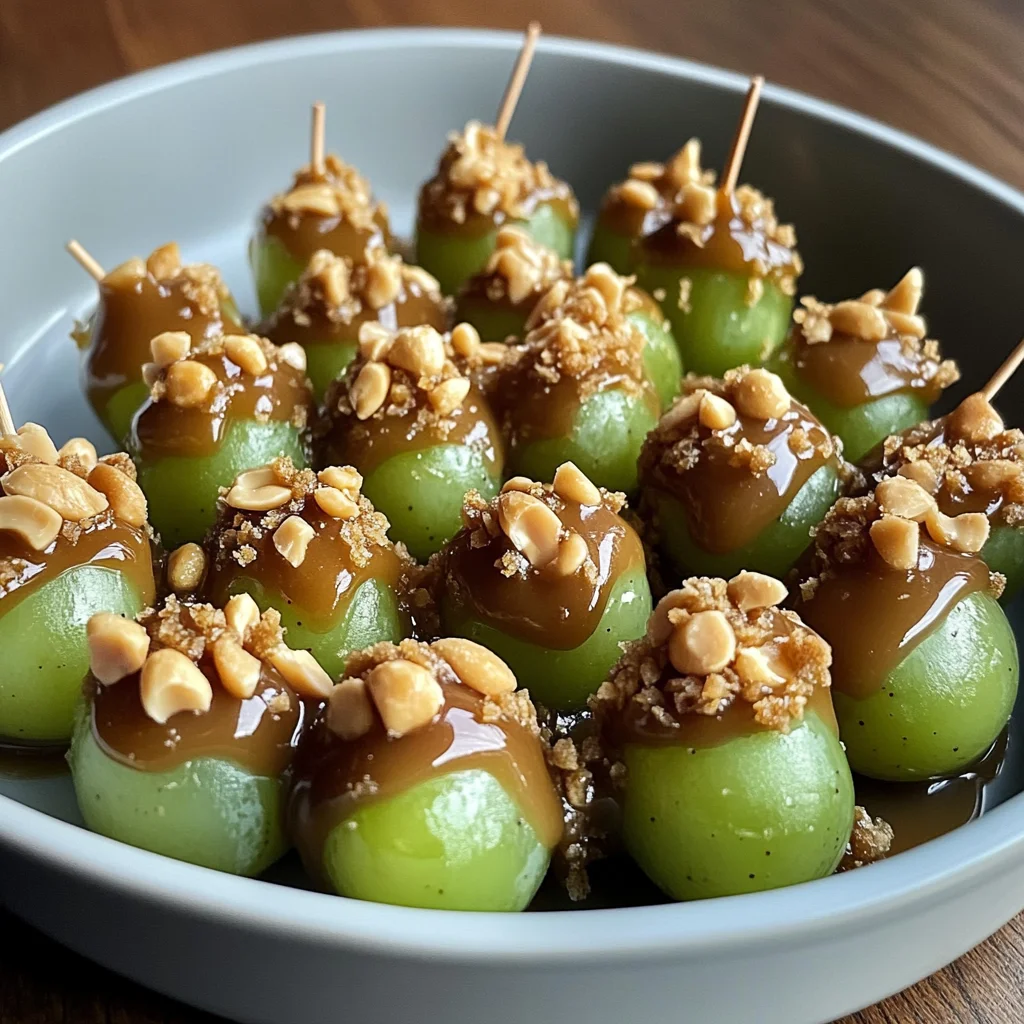 Caramel Apple Grapes