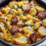 Cheesy Ranch Potatoes and Smoked Sausage