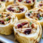 Chicken Cranberry Pinwheels