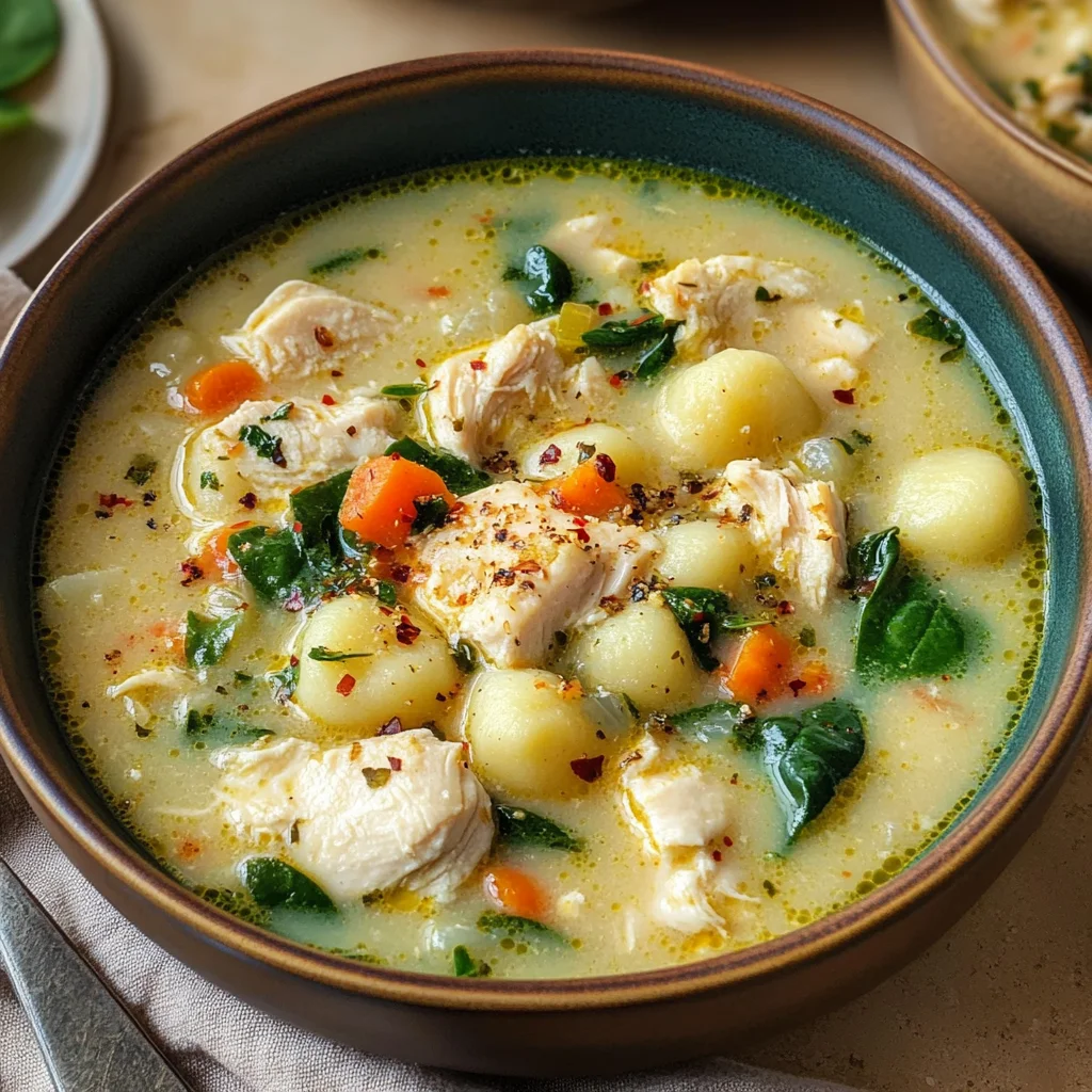 Chicken Gnocchi Soup