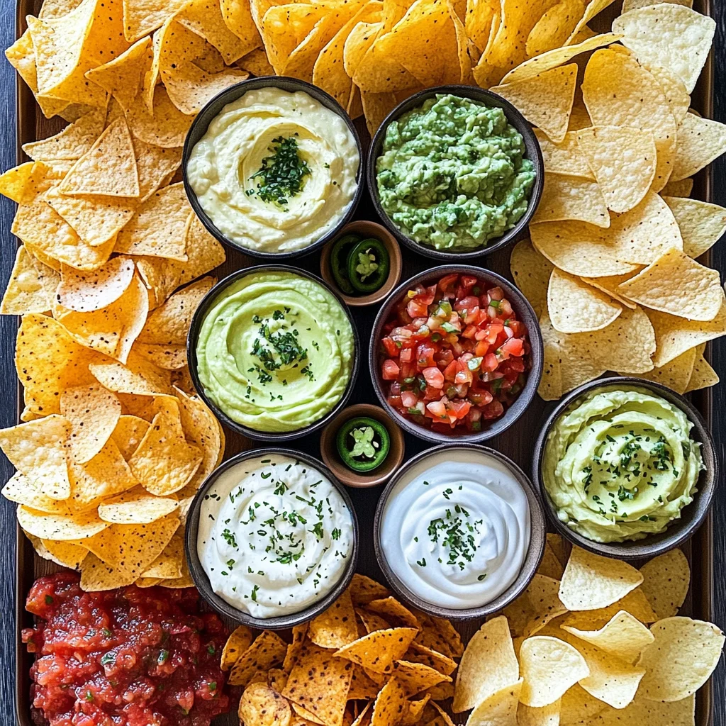 Chips and dip platter