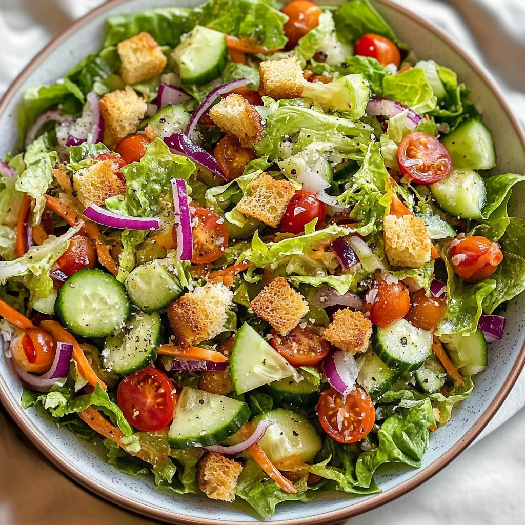 Classic House Salad - Quick and Easy