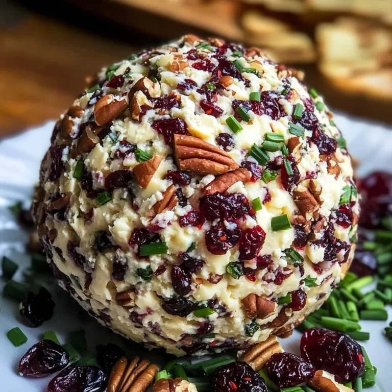 Cranberry Pecan Cheese Ball