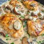 Creamy Garlic Mushroom Chicken